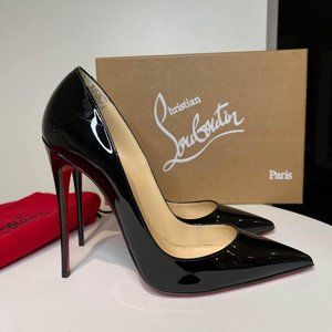 CHRISTIAN LOUBOUTIN So Kate 120 Patent Leather Pumps